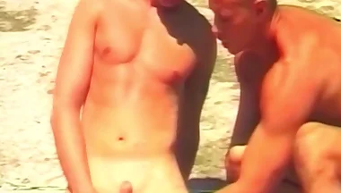 Sensual Gay Sex On The Beach
