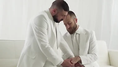 Hunky Mormon Elders Engage In Wild, Divine Bareback Pounding In A Sacred, Erotic Session