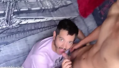 Young Nerdy Virgin Gives Me His Cock for the First Time