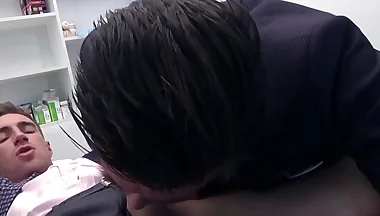 Hunk businessman Dato Foland pounding muscle gay in office