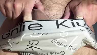 Earl masturbates while showing off new briefs