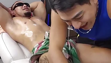 Thai Bodybuilder Fucks Gay Guy For Money